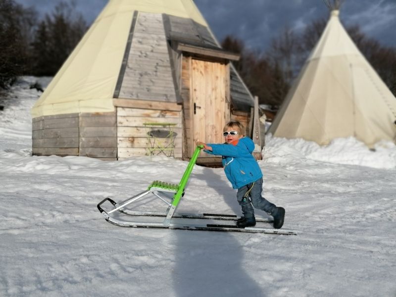 Trottiluge au Village Tipi