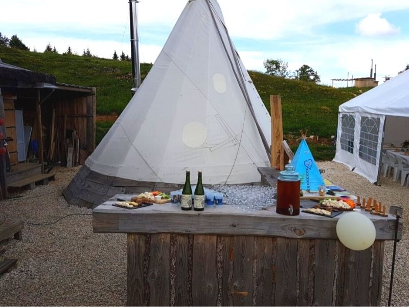 Soirée d'anniversaire au Village Tipi